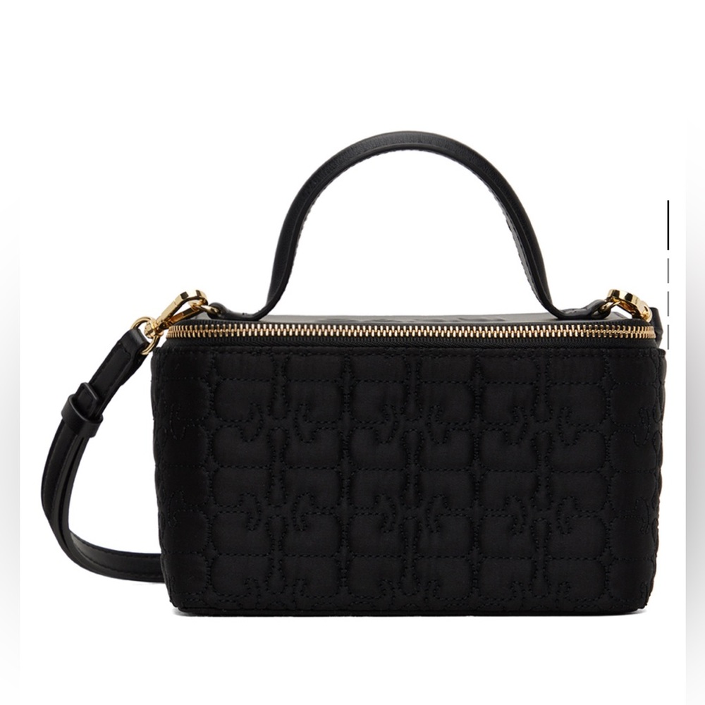 Ganni Black Butterfly Vanity Crossbody Bag (Rare)